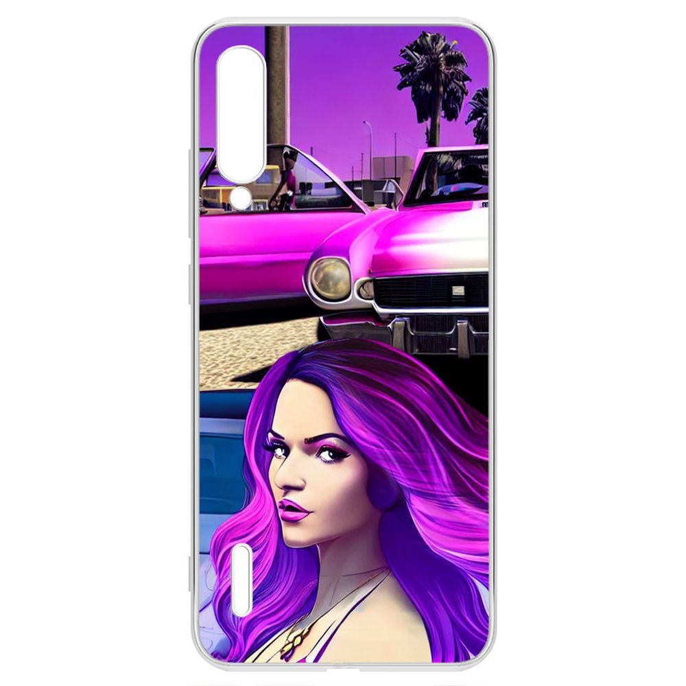

Чехол-накладка Krutoff Clear Case Жизнь в розовом для Xiaomi Mi 9 Lite