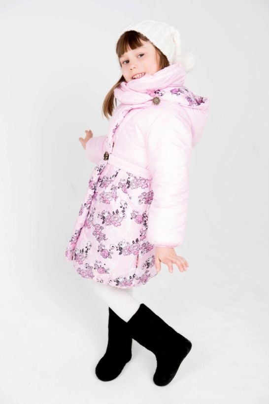 Пальто детское Batik 1315-15, розовый, 116