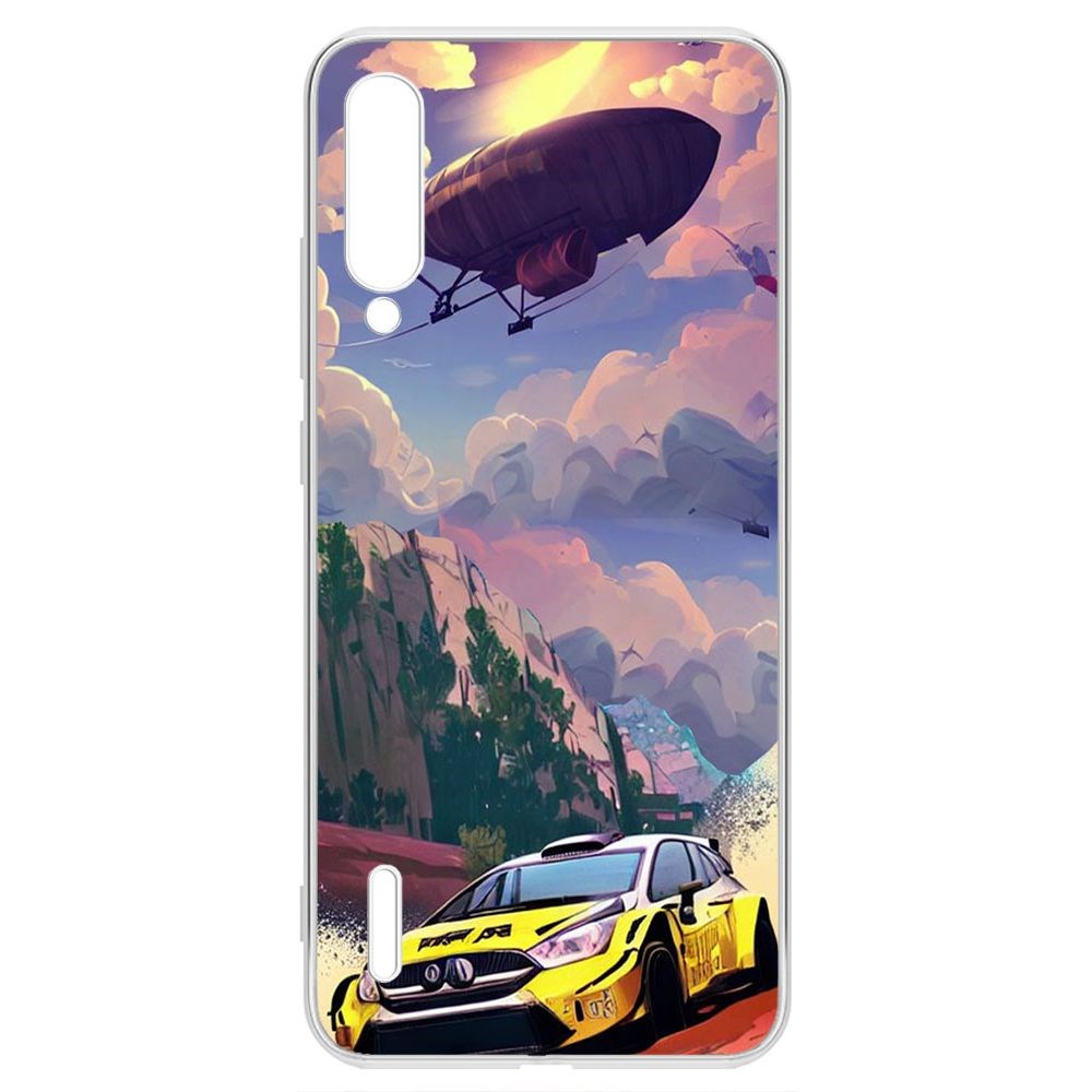 

Чехол-накладка Krutoff Clear Case Гонка для Xiaomi Mi 9 Lite
