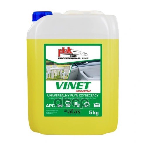 

Vinet 5 kg канистра -очиститель пластика и искуственной кожи