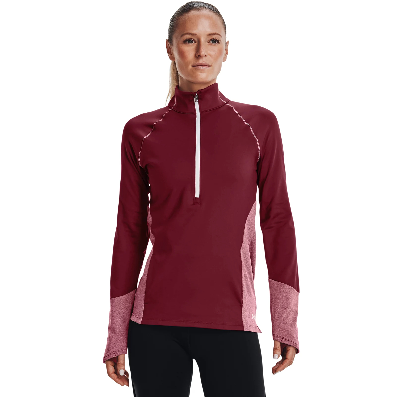 фото Толстовка женская under armour 1370199-626 красная lg