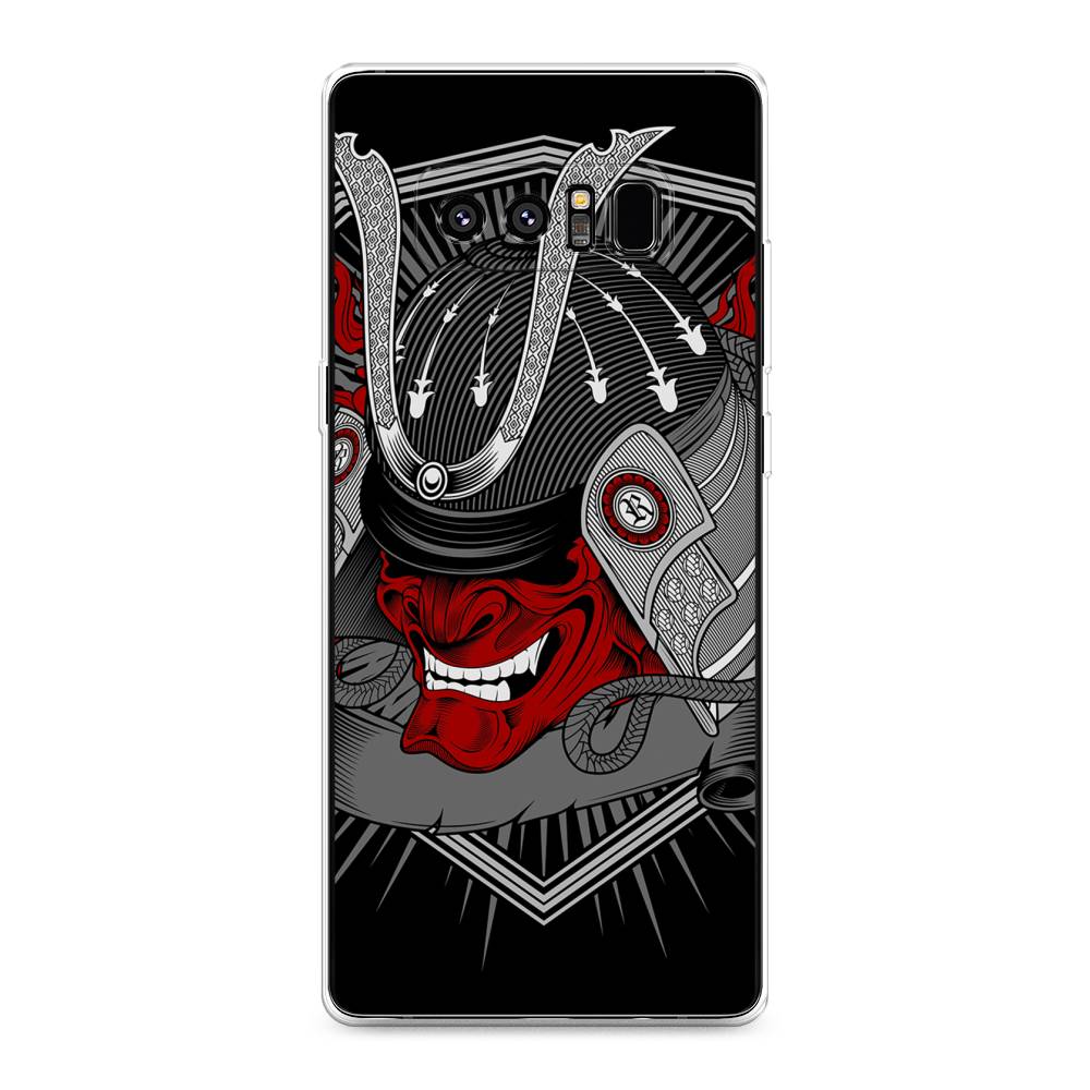 

Чехол на Samsung Galaxy Note 8 "Красная маска самурая", Белый;красный;черный, 25250-4