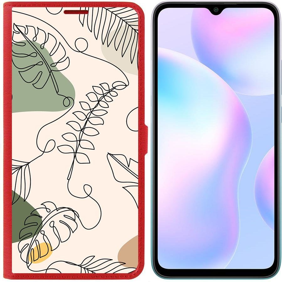 Чехол-книжка Eco Book для Xiaomi Redmi 9A Линия весны