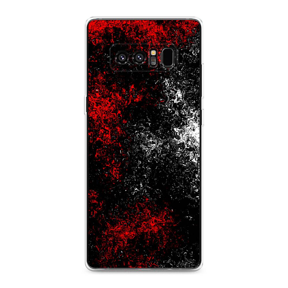 

Чехол на Samsung Galaxy Note 8 "Монотипия", Красный;черный;белый, 25250-3