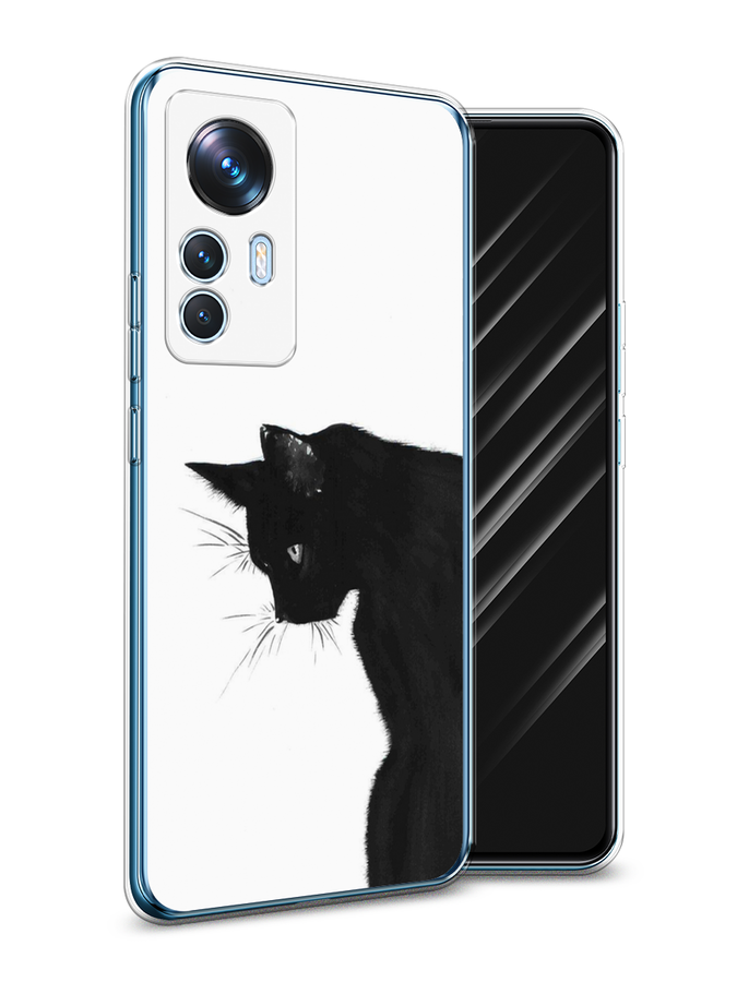 

Чехол Awog на Xiaomi 12T / Сяоми 12T "Black cat", Черный;белый