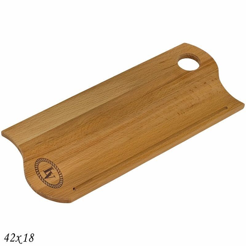 

Доска разделочная Lenardi 42x18см, массив бука, Коричневый