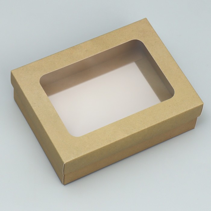 

Коробка подарочная «Под крафт» 16.5 x 12.5 x 5 см, Натуральный