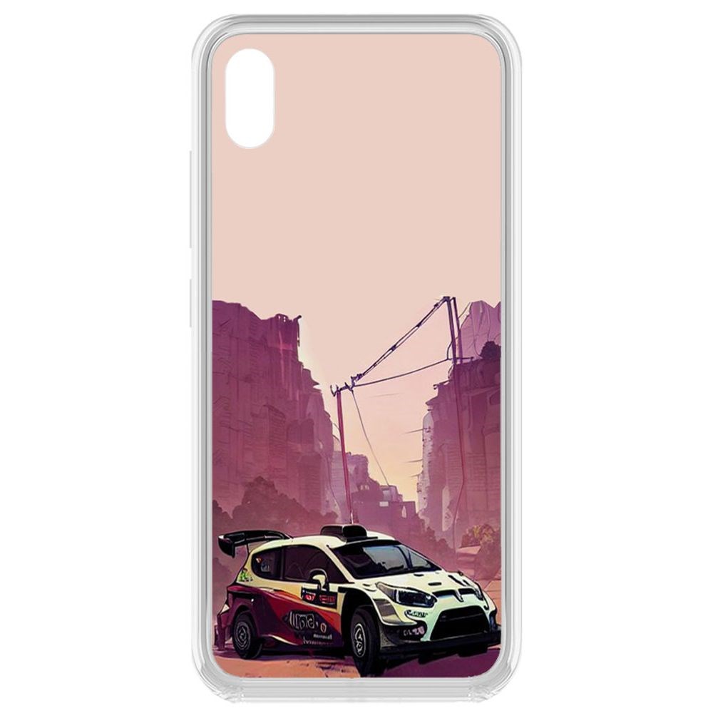 

Чехол-накладка Krutoff Clear Case Гоночный каньон для Vivo Y91c