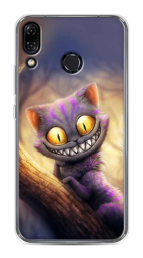 

Чехол Awog на Asus Zenfone 5 ZE620KL "Cheshire Cat", Фиолетовый;желтый, 43350-1