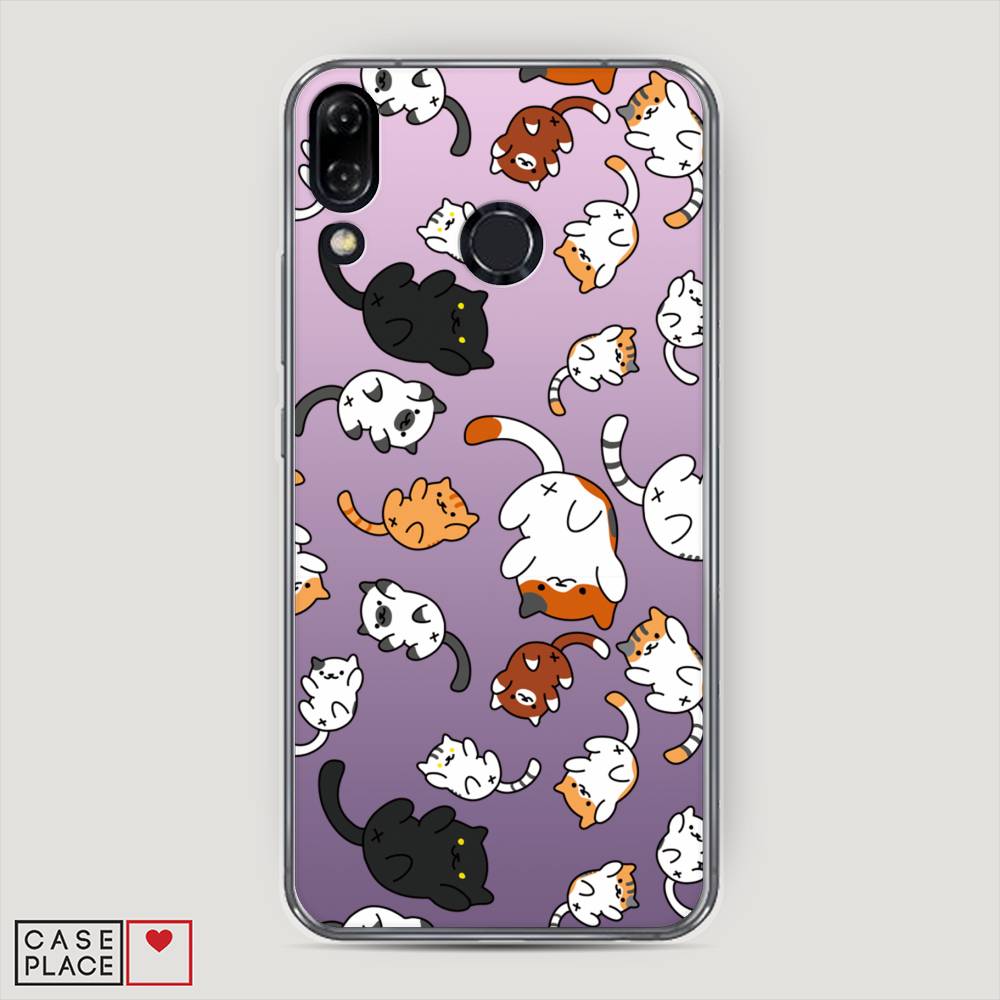 фото Чехол awog "котопад" для asus zenfone 5 ze620kl