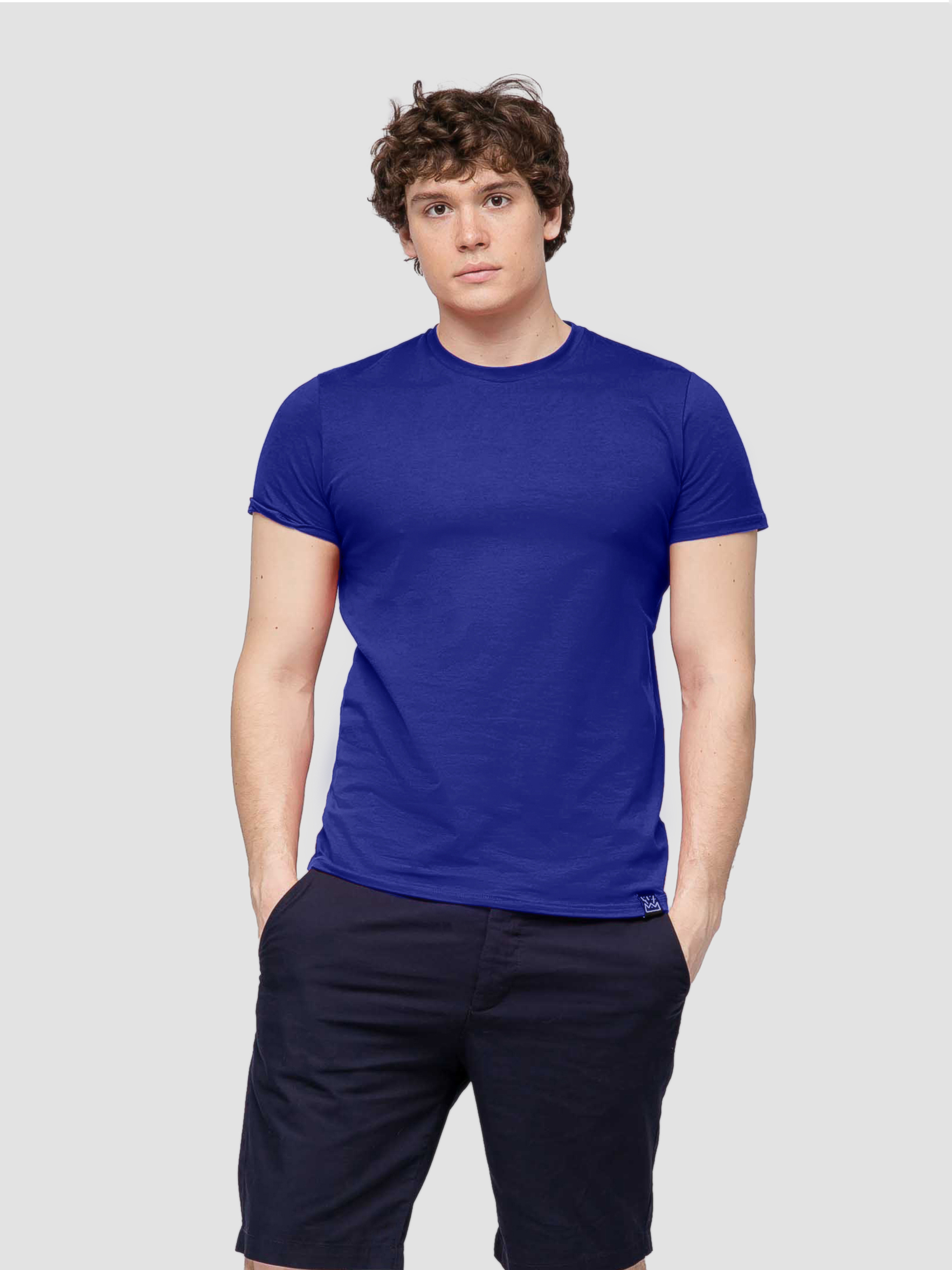 

Футболка мужская Нити-Нити M01F01 синяя 2XL, Синий, M01F01