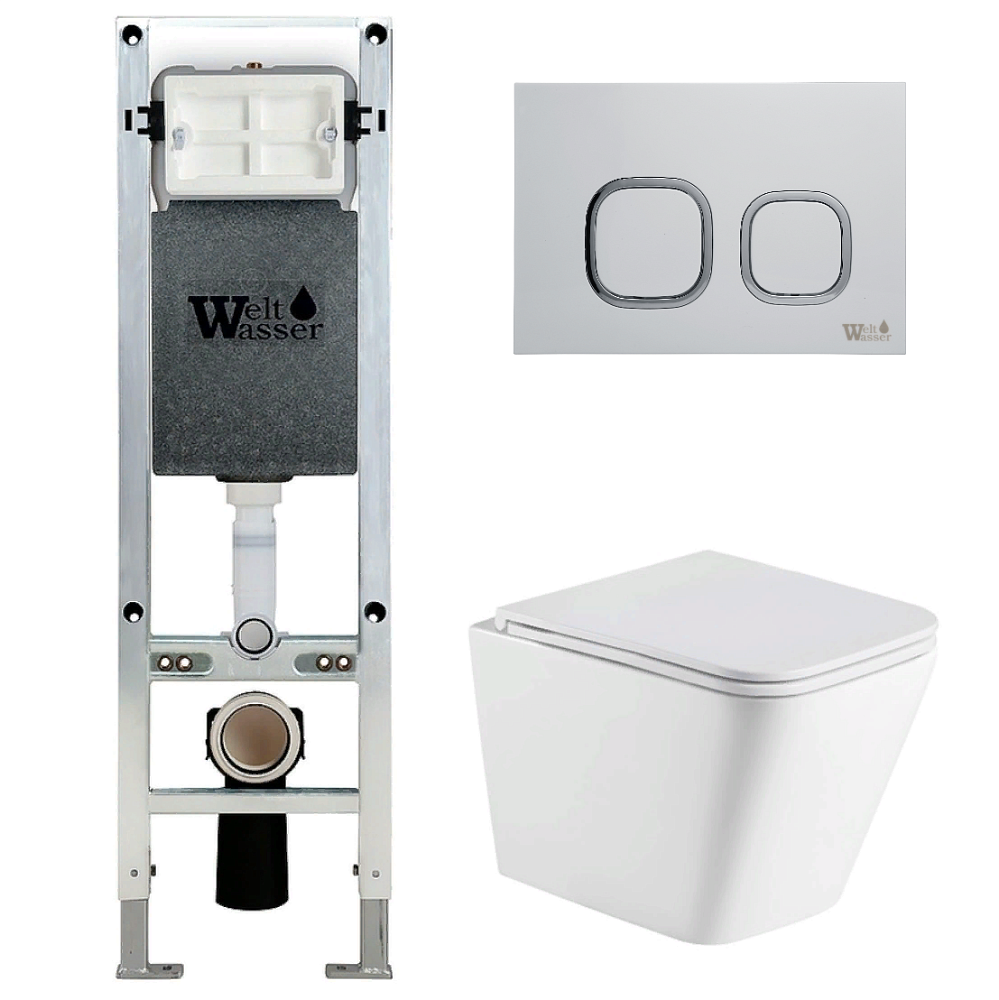 

Комплект унитаз с инсталляцией WeltWasser AMBERG 350 ST + GELBACH 043 GL-WT + AMBERG RD-WT