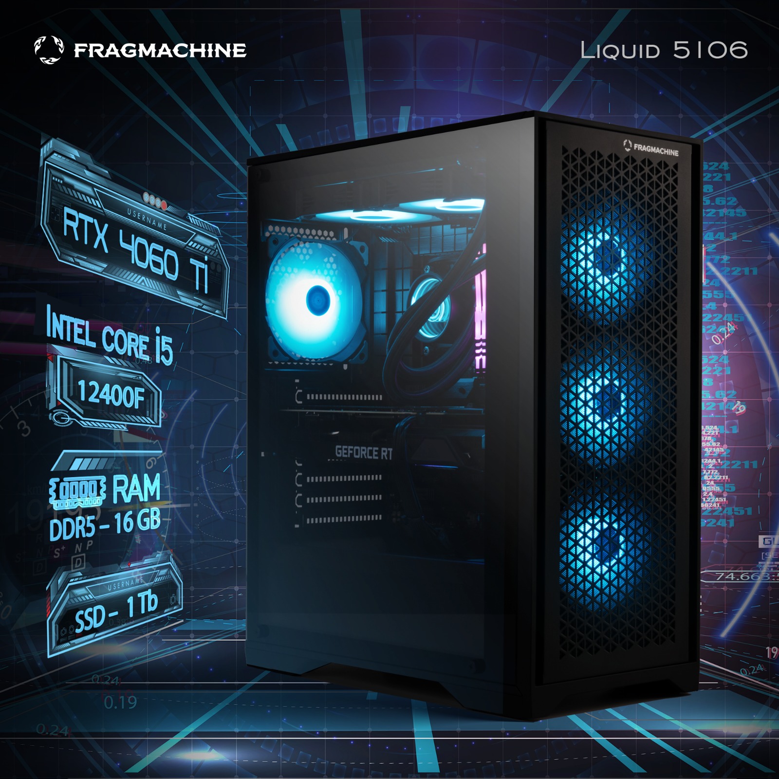 

Системный блок FragMachine Liquid 5106, Liquid 5106_148686
