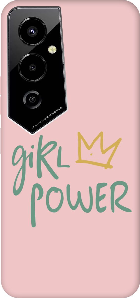 

Чехол на Tecno Pova 4 Pro с принтом "Girl Power!" розовый, Розовый;зеленый, 158115