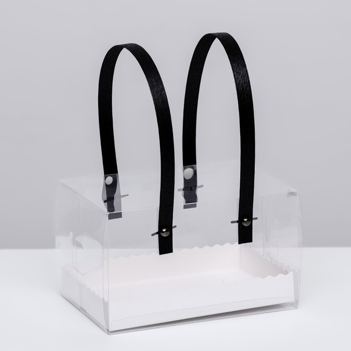 

Коробка под рулет с ручками, белая 16,5 х 11 х 10 см, Белый