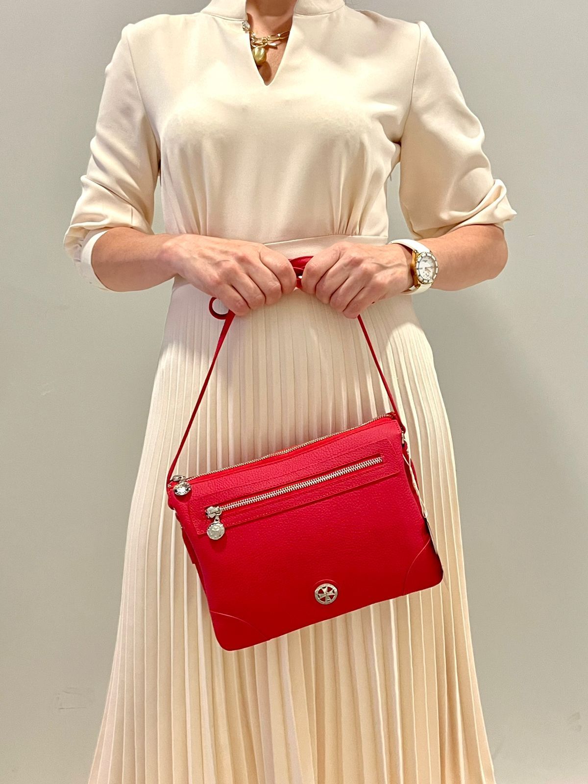 

Сумка женская Narvin 9809 polo red, 9809