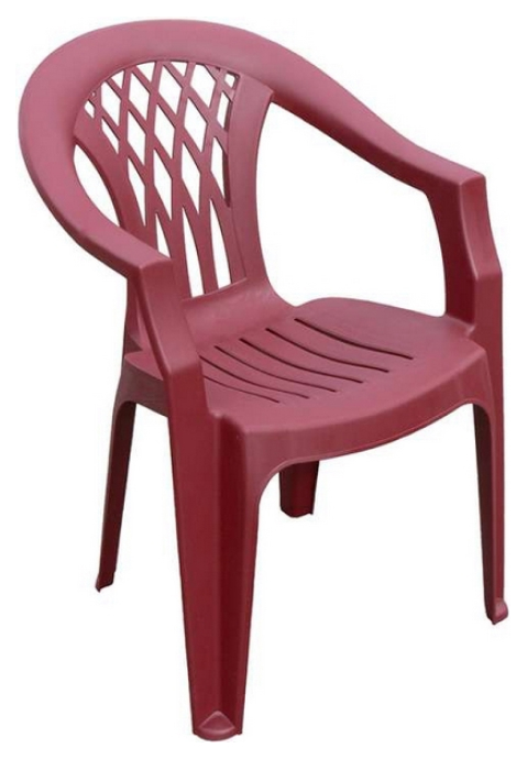 Кресло Сильви бордовое 78 х 53 х 56 см