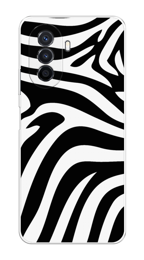 

Чехол на Huawei Nova Y70/Y71 "Полоски зебры", Черный;белый;бежевый, 6122950-1