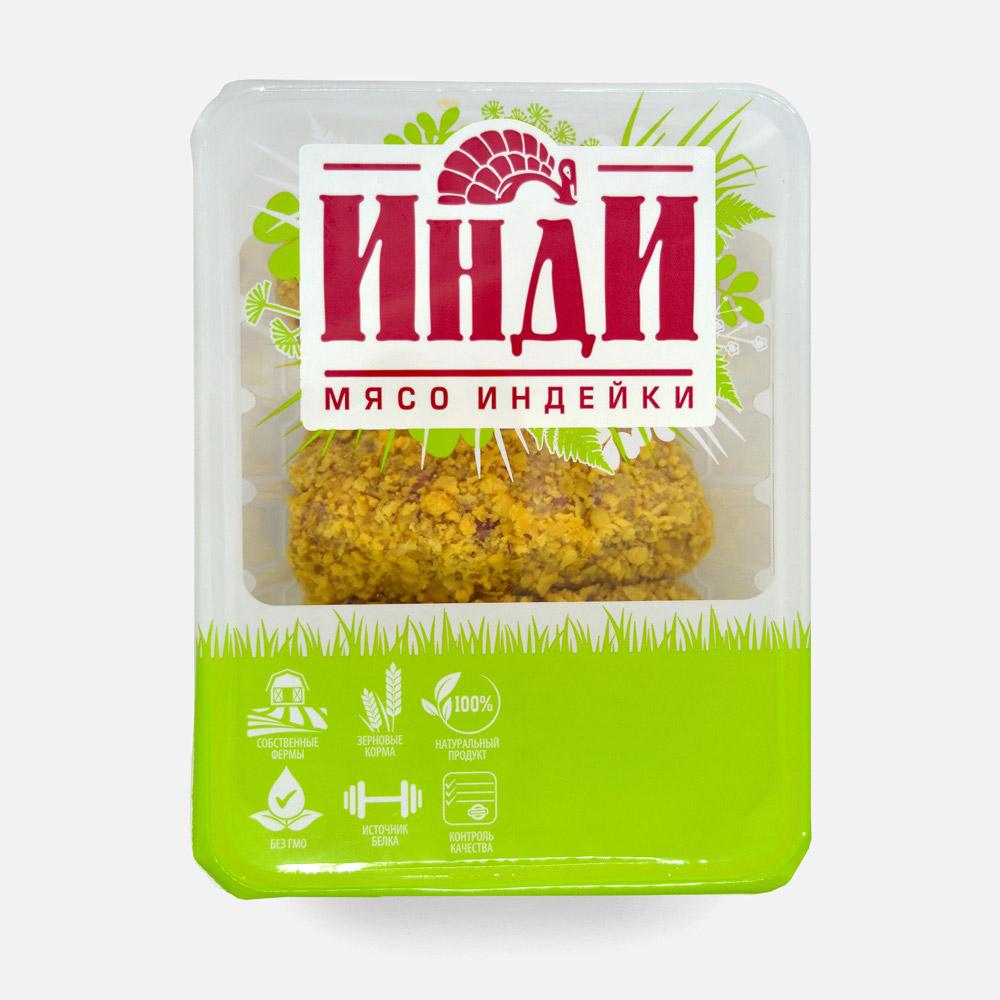 

Зразы Инди из индейки, с сыром, охлаждённые, 400 г