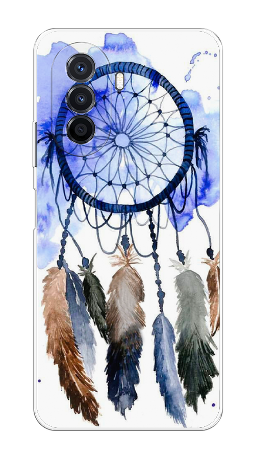 

Чехол на Huawei Nova Y70/Y71 "Ловец снов 1", Коричневый;синий, 6122950-1