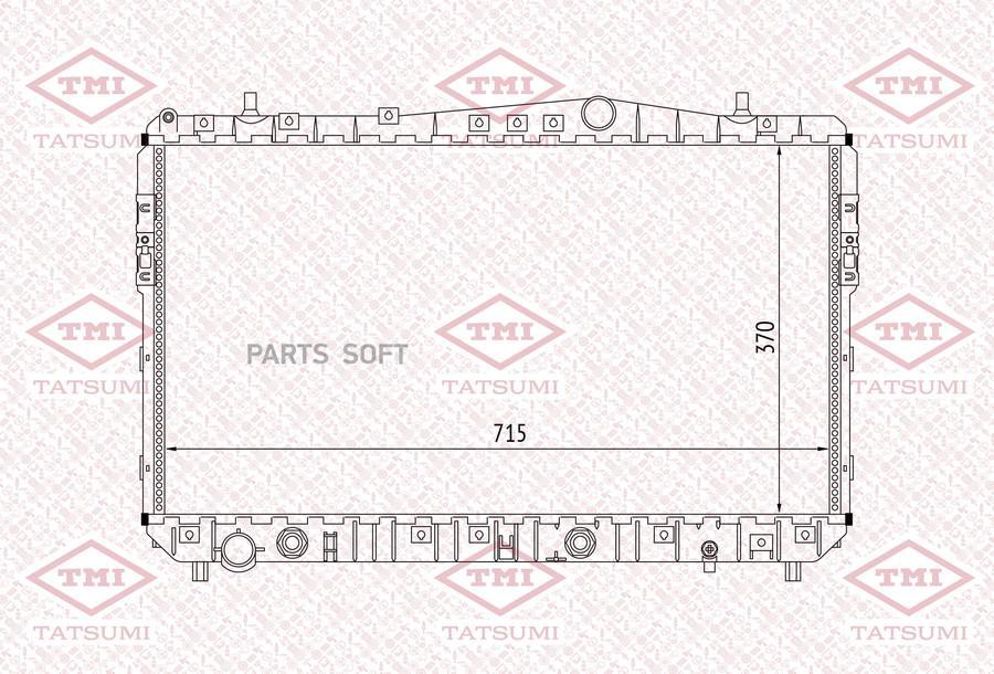 

Радиатор охлаждения Tatsumi tga1008