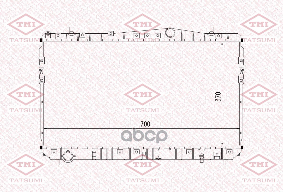 Радиатор охлаждения Tatsumi tga1007