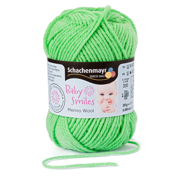 

Пряжа Schachenmayr 9807396 Merino Wool Baby Smiles (00072, lemon), Merino Wool