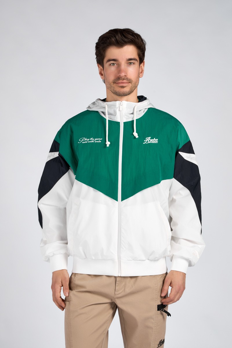 

Ветровка мужская Anta 852418612 Vintage sports зеленая XL, Зеленый, 852418612 Vintage sports