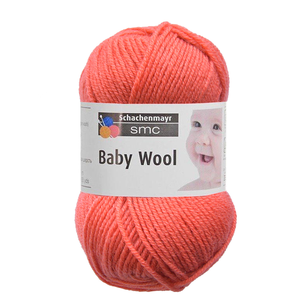 

Пряжа Schachenmayr 9807396 Merino Wool Baby Smiles (00033, koralle), Merino Wool