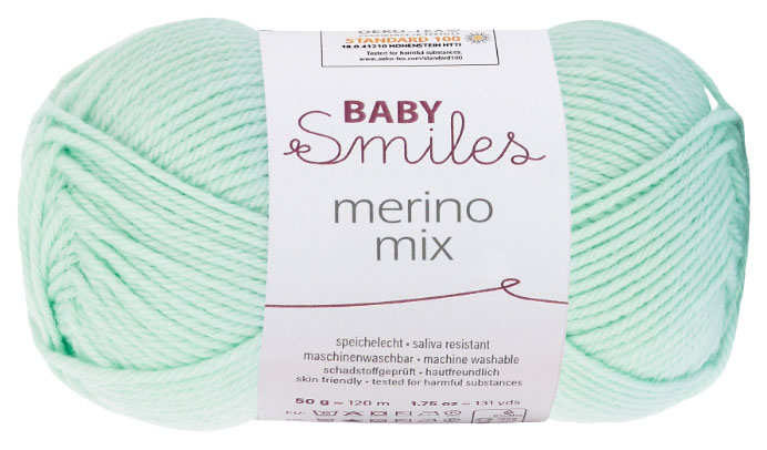 фото Пряжа schachenmayr 9807561 merino mix baby smiles (01073, zartgrun)