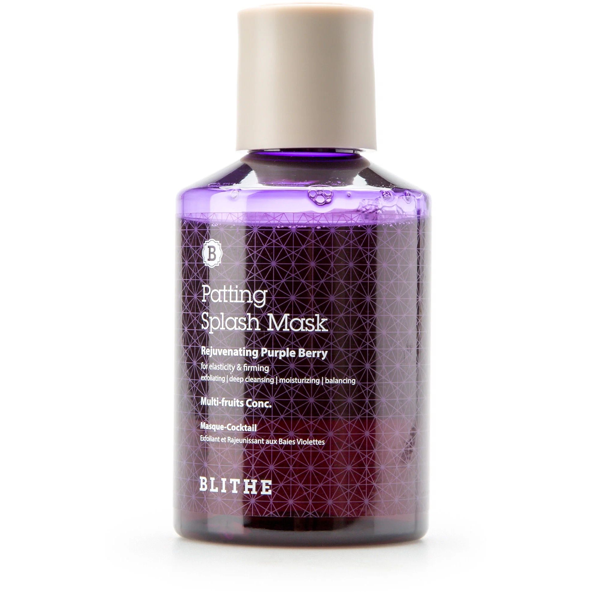 Маска для лица Blithe Rejuvenating Purple Berry Patting Splash Mask