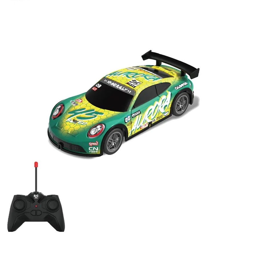 

Радиоуправляемая высокоскоростная люминесцентная машинка MSN Toys Porche UJ-P221 зеленый