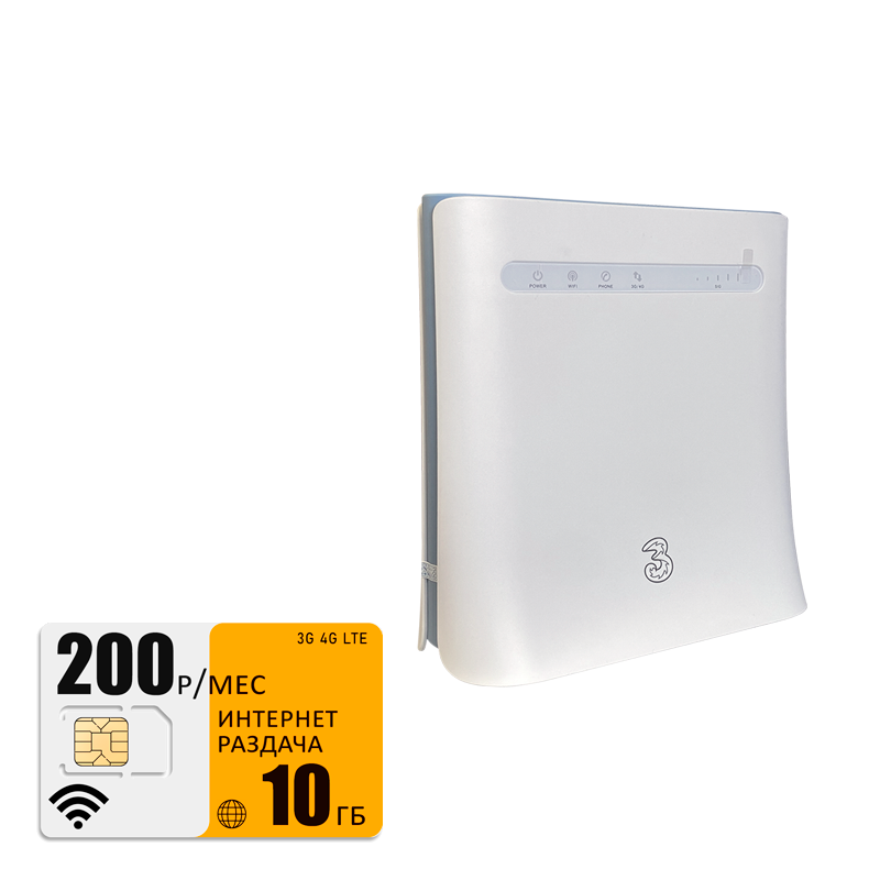 

Wi-Fi роутер ZTE MF286D (router-MF286D-bee-10gb-pro-sb), MF286D