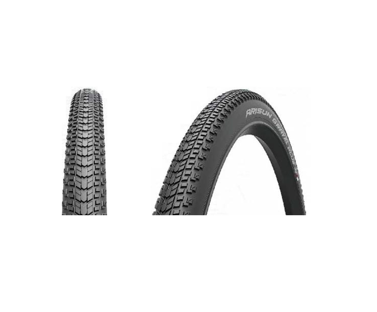 Покрышка ARISUN 700x38C 40-622 GRAVEL PLUS 38 FOLDING 60TPI черная 3183₽