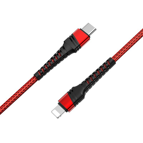 

Кабель USB Type-C Lightning Borofone BU21 1.2м Красный