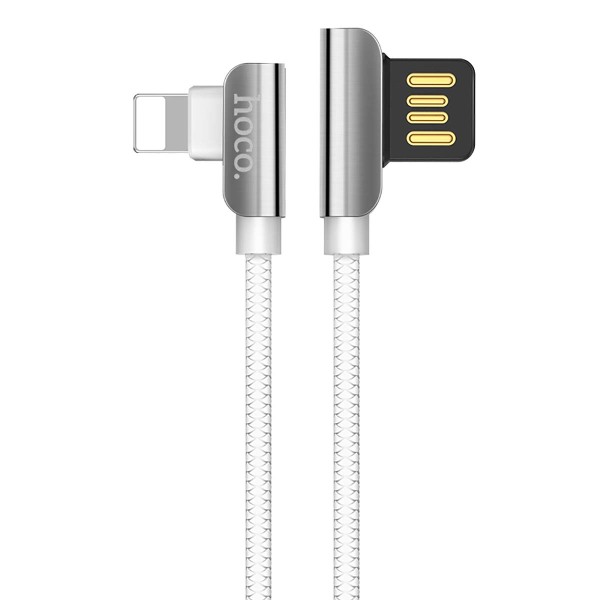 фото Кабель usb для apple lightning hoco u42 1.2м белый