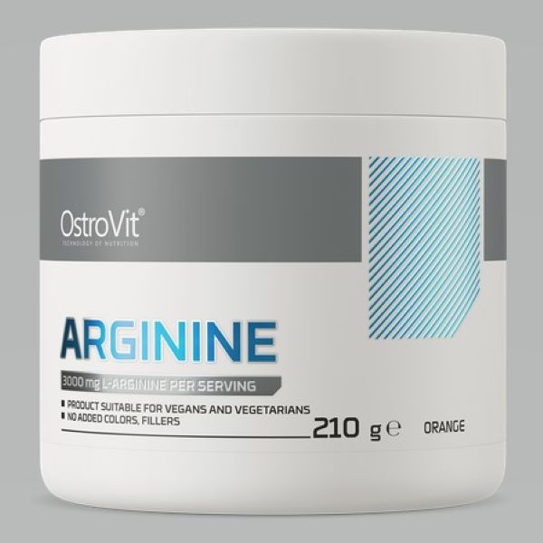 L-Аргинин Аминокислота OstroVit Arginine 210 g (Апельсин)