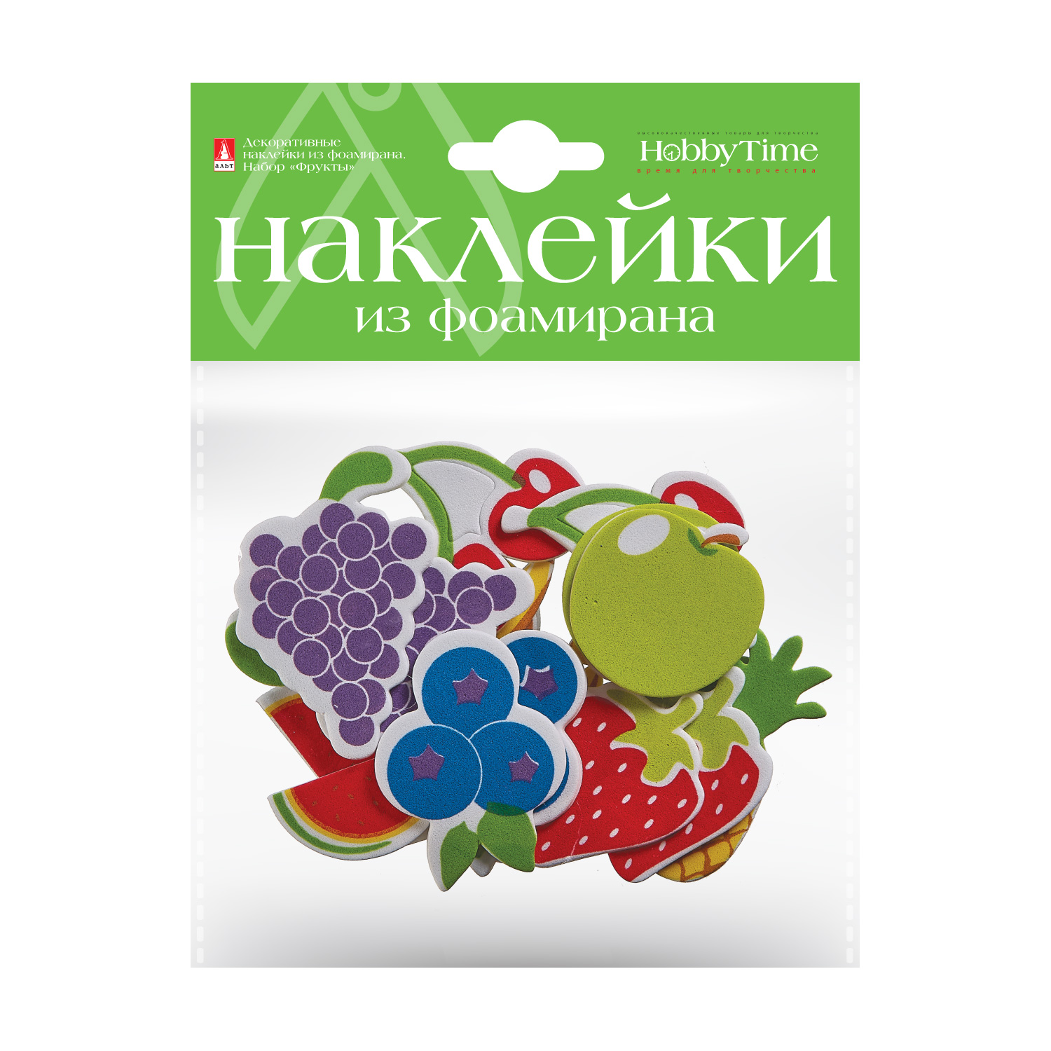 

Декоративные наклейки из ФОАМИРАНА. Набор № 14 "ФРУКТЫ" (1 ВИД), 2-546/10