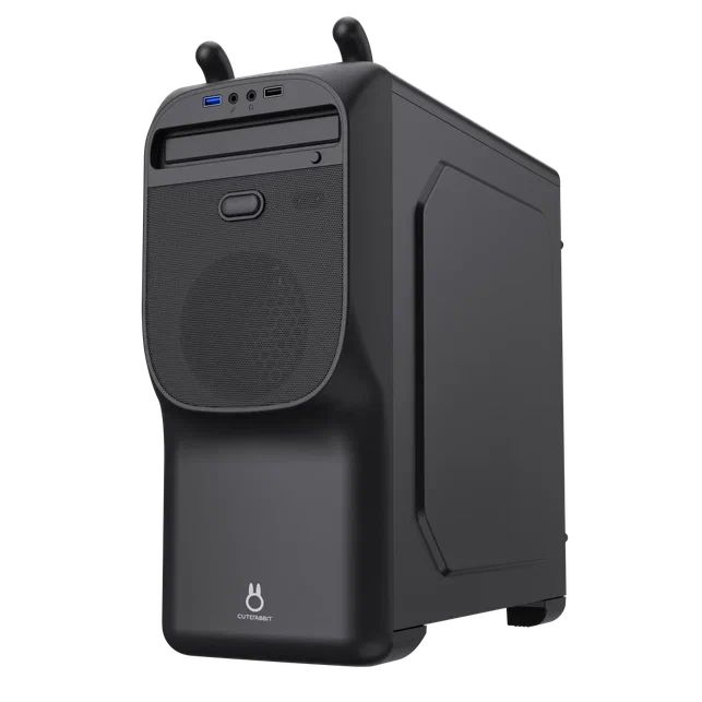

Корпус Zircon Cute Rabbit BK без БП (Midi Tower,ATX,Черн,1*USB3.0,1*USB2.0,1x92mm), Cute Rabbit BK
