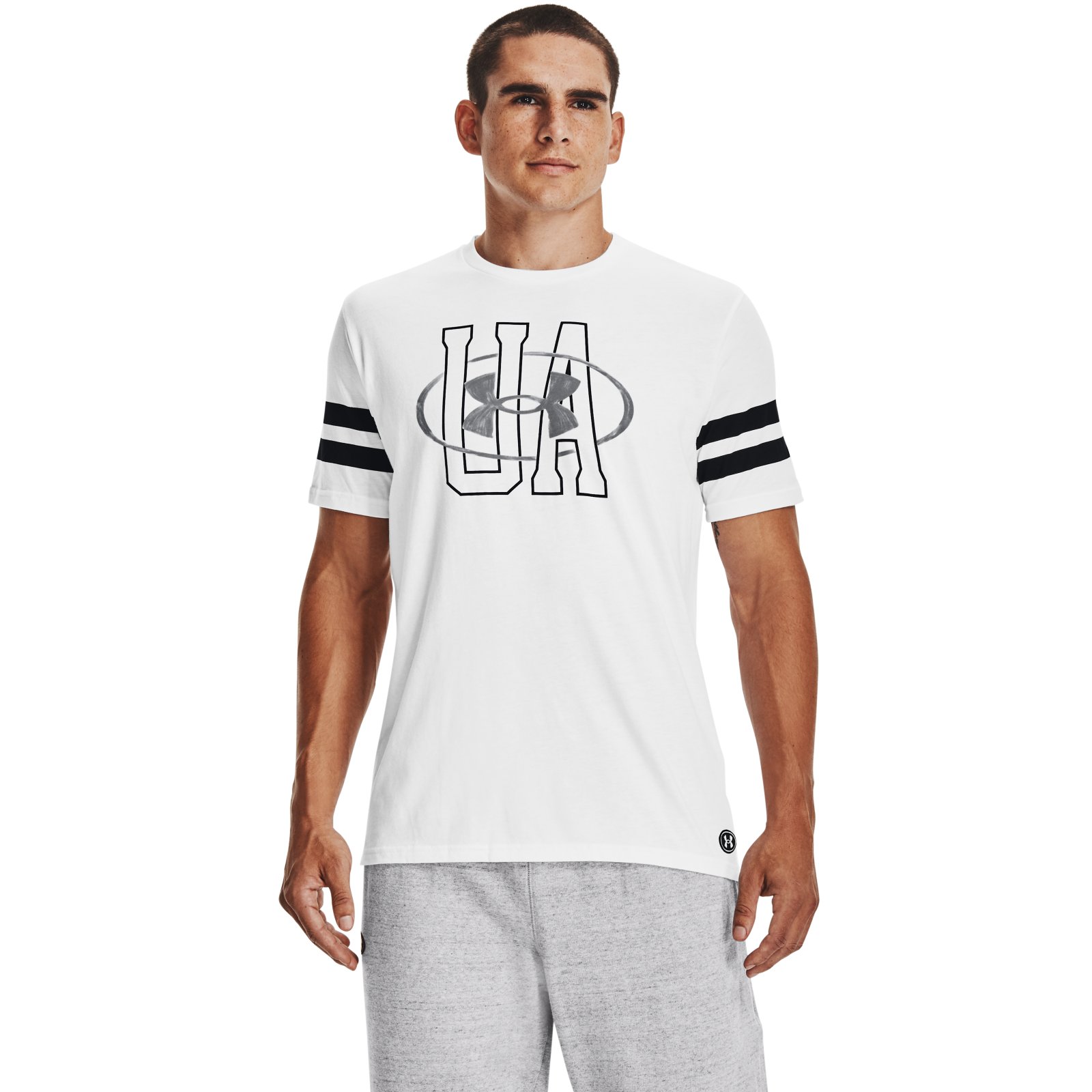 

Футболка мужская Under Armour 1366461-100 белая MD, 1366461-100