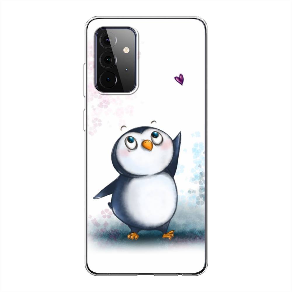 

Чехол Awog на Samsung Galaxy A72 / Самсунг A72 "Пингвин и сердечко", Разноцветный, 2101950-1