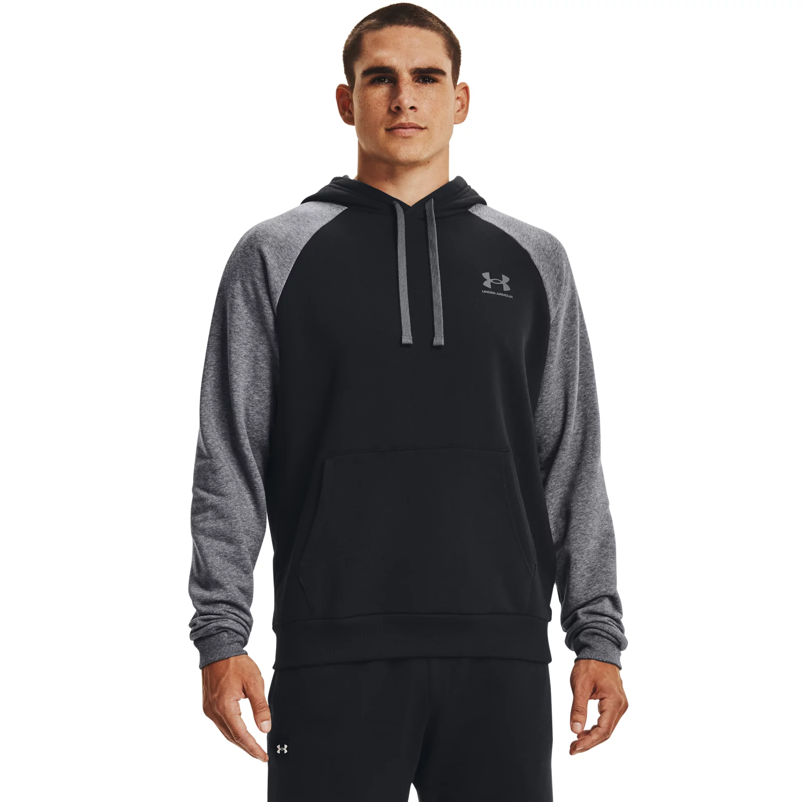 фото Худи мужское under armour 1366357-001 черное 3xl