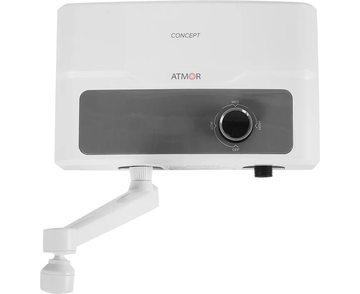 

Водонагреватель проточный для кухни Atmor Concept 3.5 kw tap 3.5 кВт белый с краном