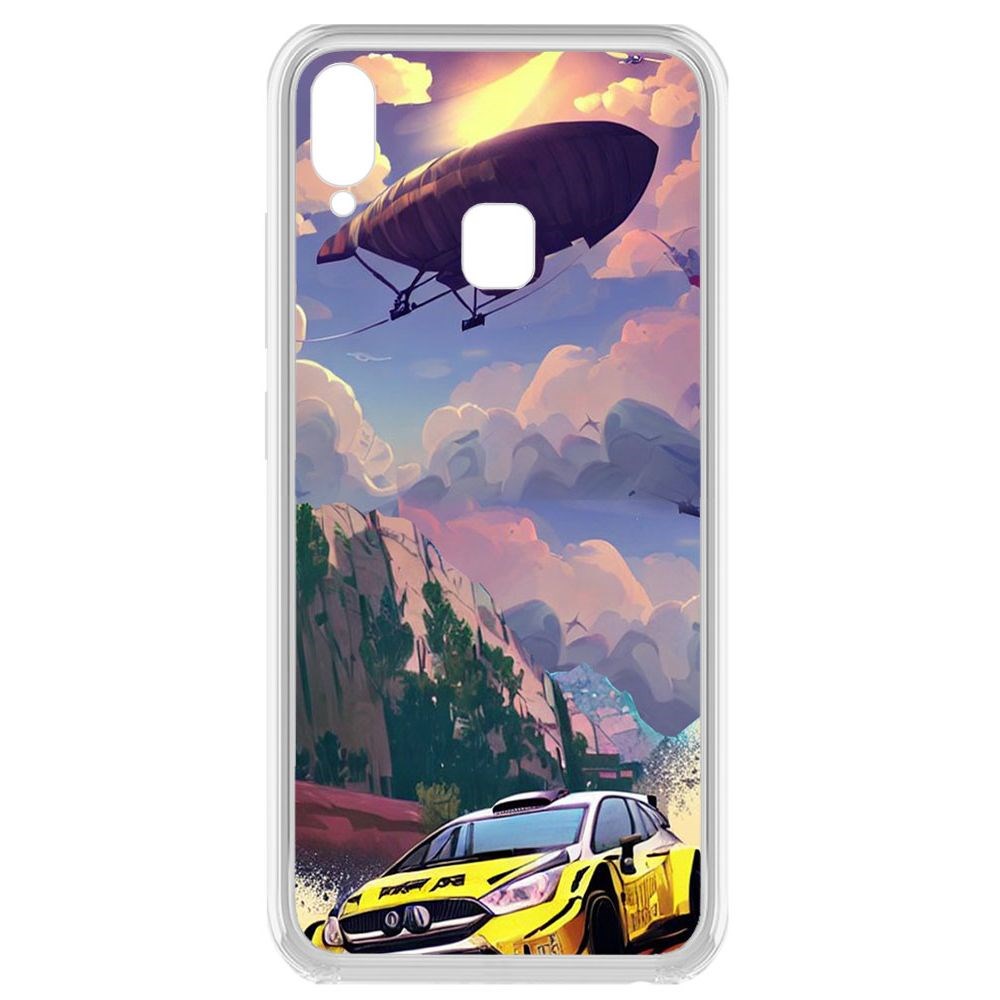 

Чехол-накладка Krutoff Clear Case Гонка для Vivo Y93, Прозрачный