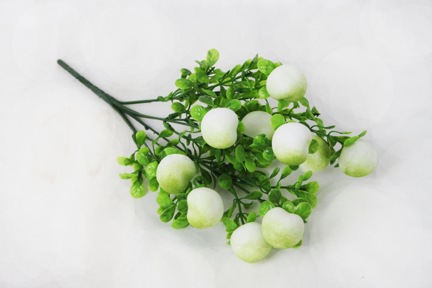 Букет ягодка Абрикос ЦветКом 5 вет. 10ягод Н-35см Б1426