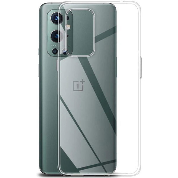 фото Силиконовый чехол для oneplus 9 tpu 1мм прозрачный глянцевый