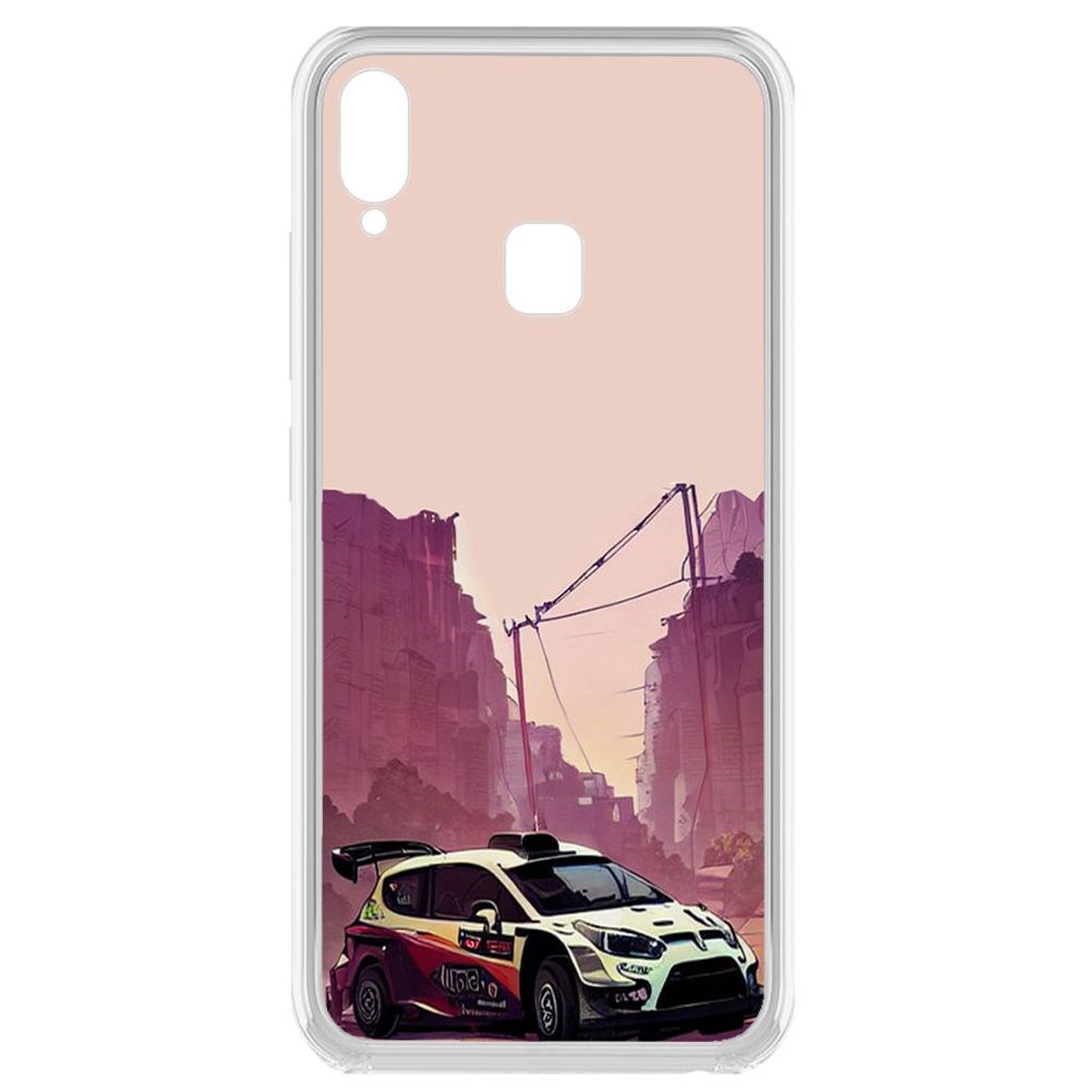

Чехол-накладка Krutoff Clear Case Гоночный каньон для Vivo Y91, Прозрачный