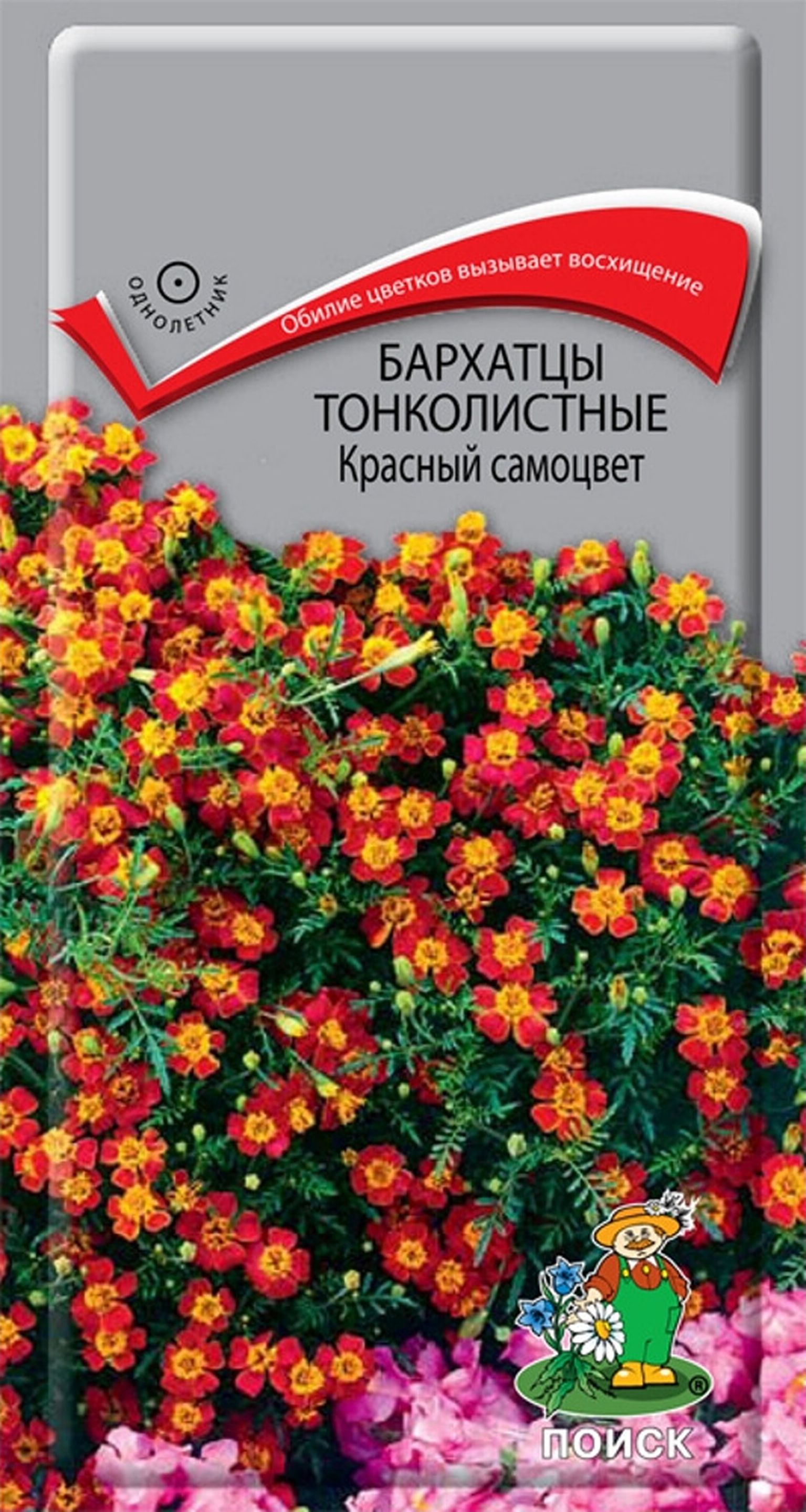 

Семена Бархатца тонколистного ПОИСК Красный самоцвет 0,1 г