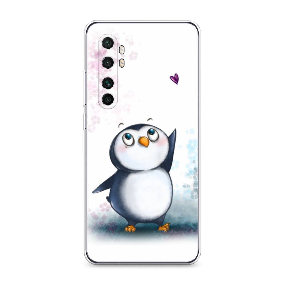 

Чехол Awog на Xiaomi Mi Note 10 lite "Пингвин и сердечко", Разноцветный, 38450-1