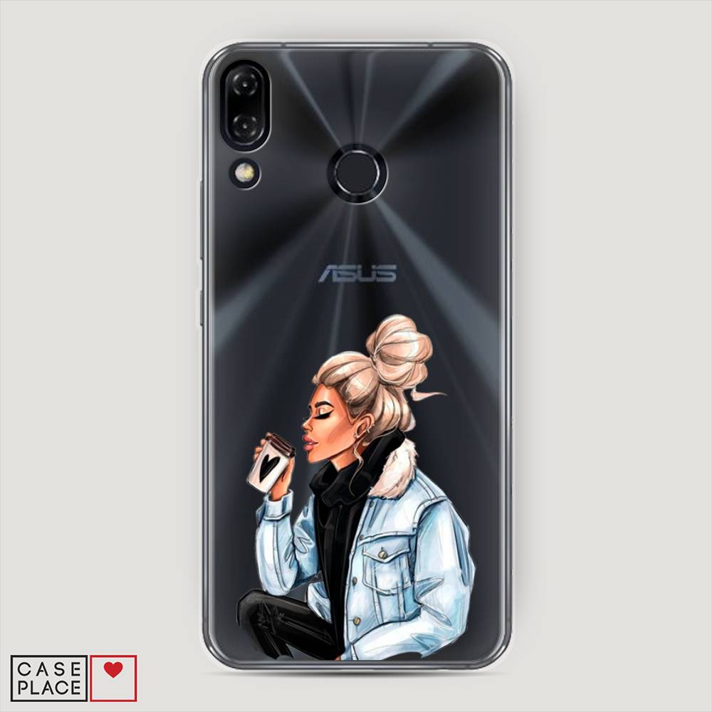 фото Чехол awog "cute girl" для asus zenfone 5 ze620kl